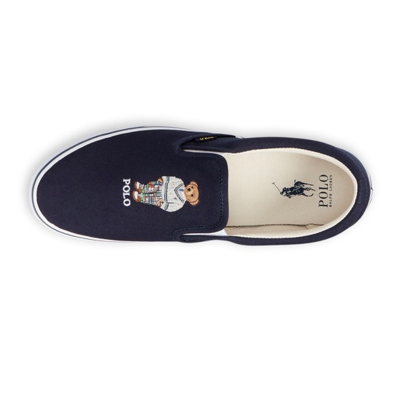 Polo Ralph Lauren Keaton Polo Bear Slip On Sneakers - Picture 9 of 13
